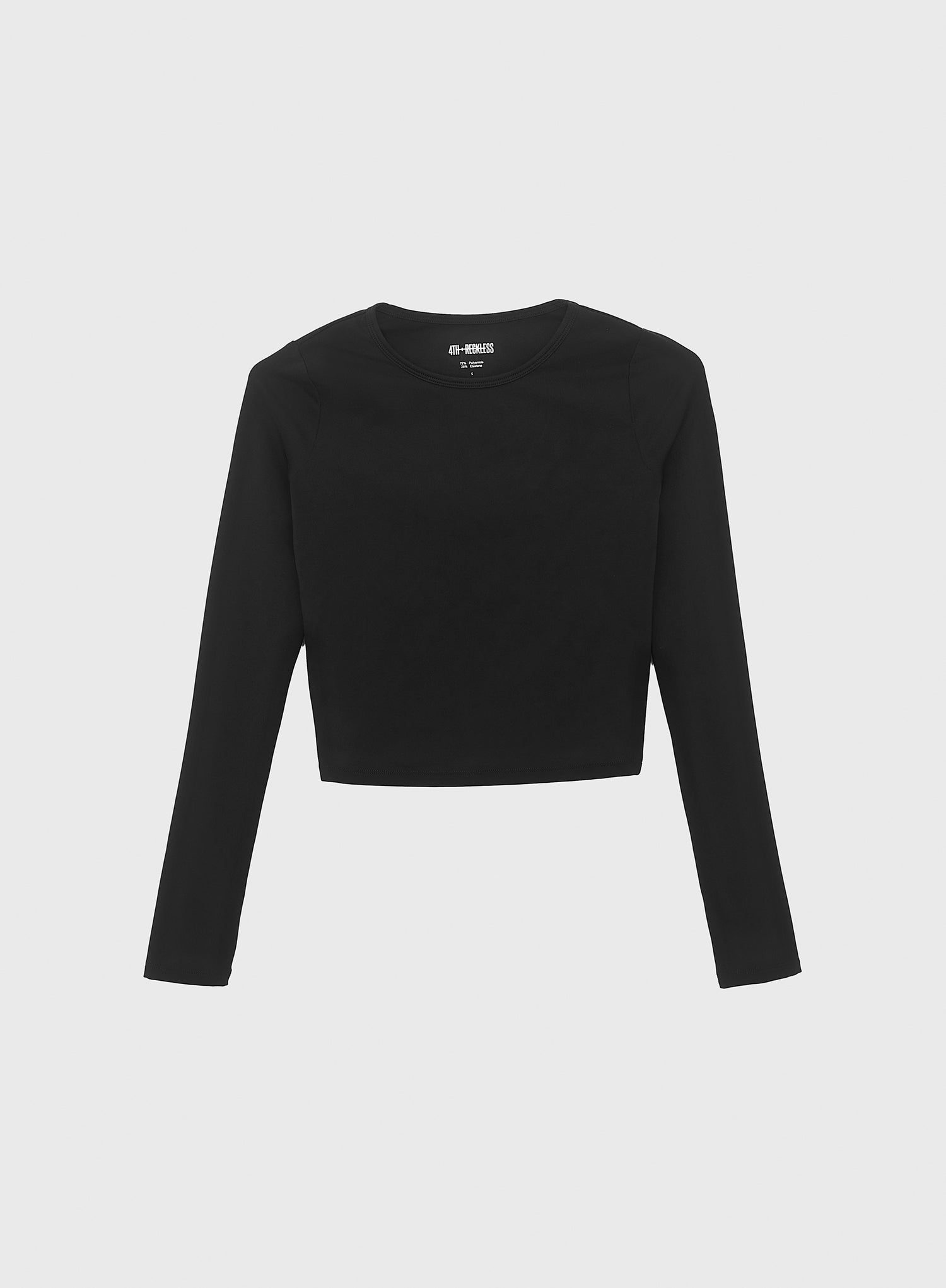 Black Fourth Long Sleeve Top